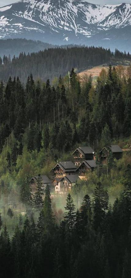 Szlachta Cottage Bukovel Bagian luar foto